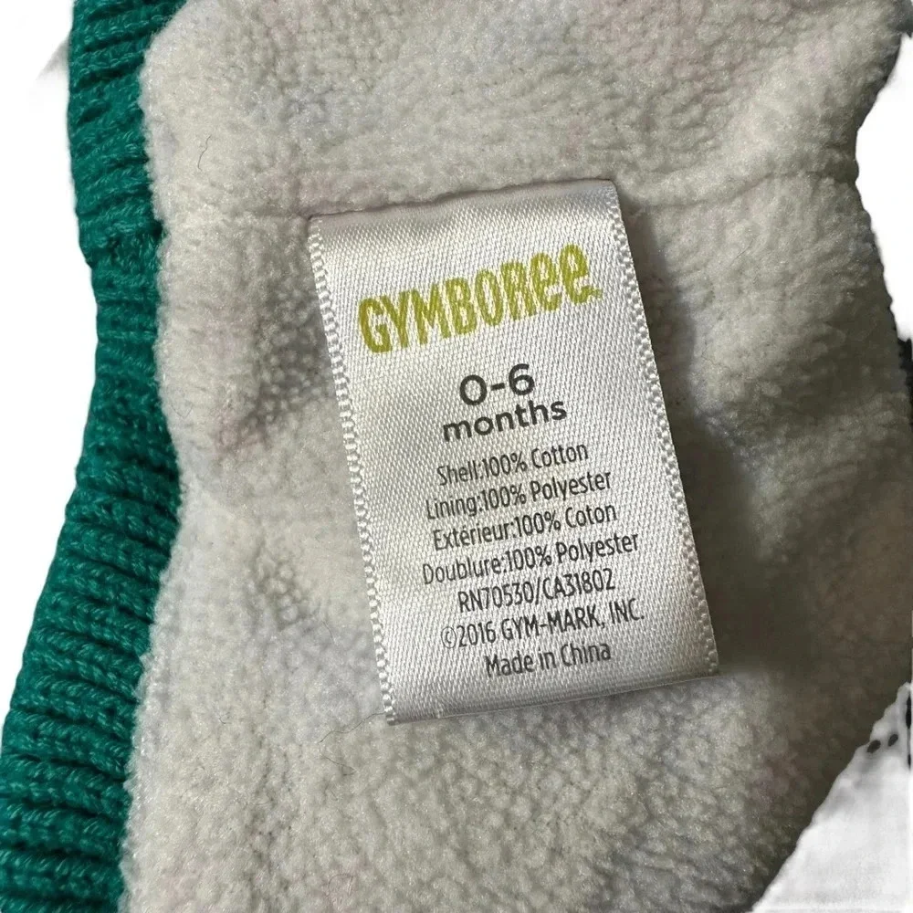 Gymboree infant 0-6 months Elf Christmas Beanie, lined with fleece